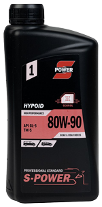 Трансмісійні оливи S-power Hypoid gear GL-5 80W-90